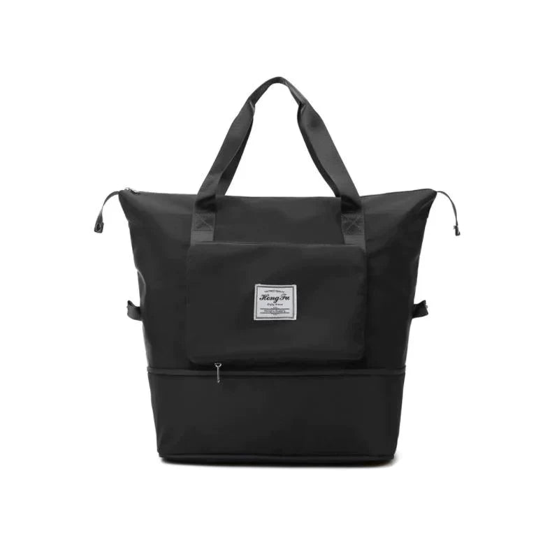 Foldable Travel Bag - FlexiCarry-Black-The Livary