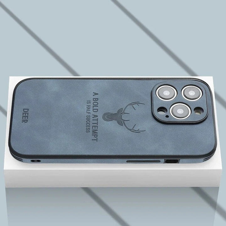 Luxury Deer Leather iPhone Case - Veltro