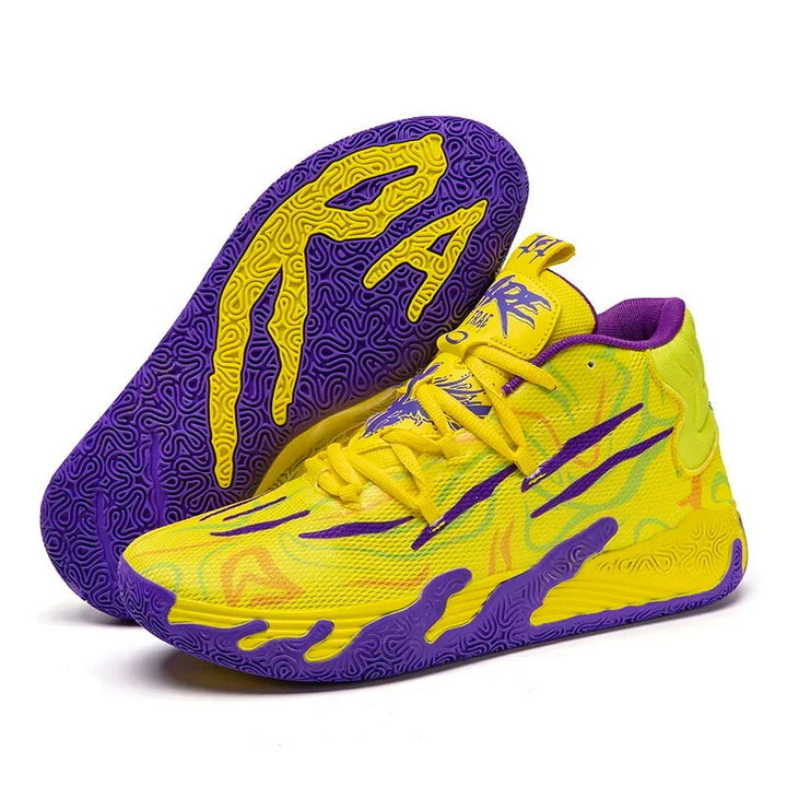 Men's Basketball Shoes - Zane-Yellow-7-The Livary