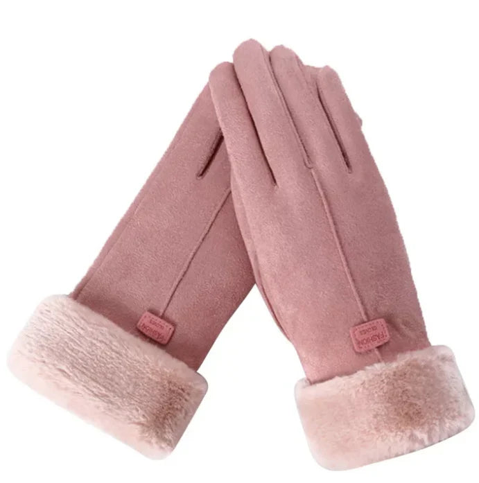 Warm Sweden Ladies' Gloves - VelvTouch-Pink-1-The Livary