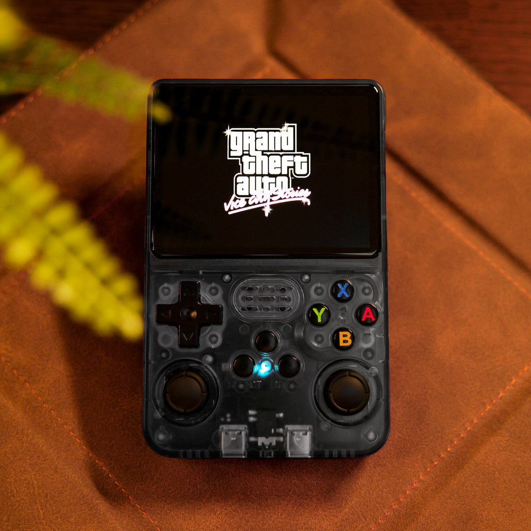 Compact Retro Game Console – PixelPlay Pocket-Black-64GB-The Livary