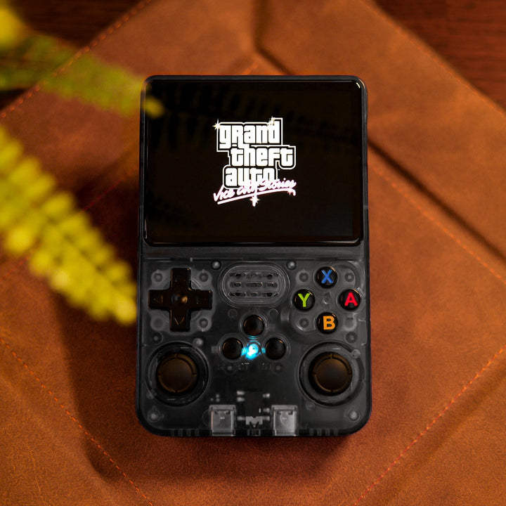 Compact Retro Game Console – PixelPlay Pocket-Black-64GB-The Livary