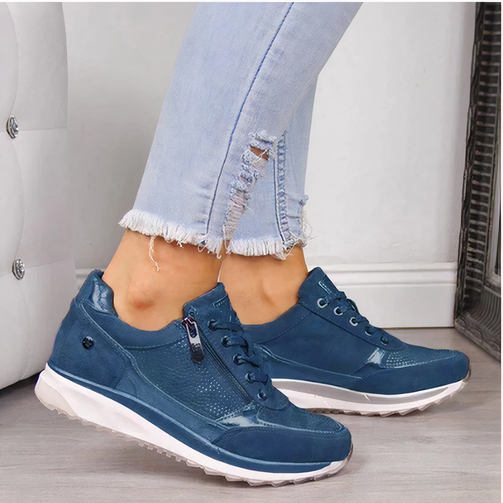 Ergonomic Running Shoes for Women - Sophia-Blue-2.5-The Livary