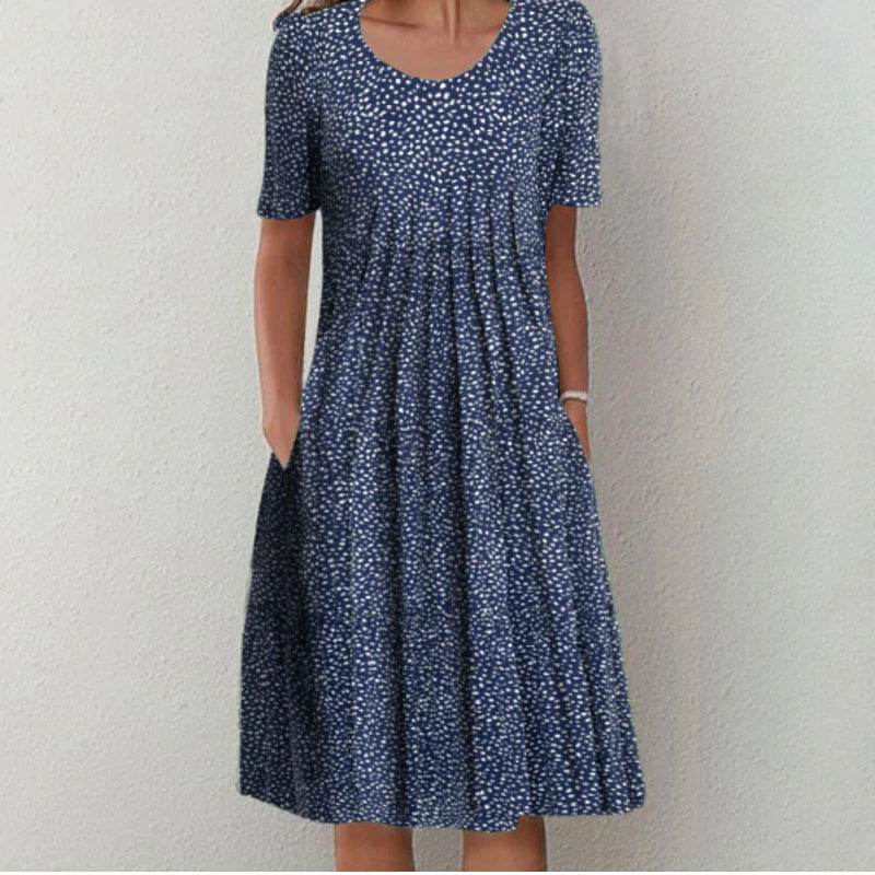 Chic Summer Dress - Luna-Blue-S-The Livary
