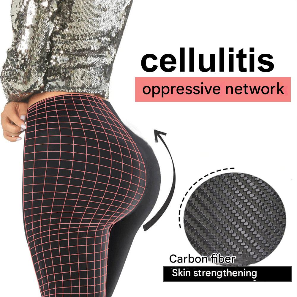 Anti-Cellulite Compression Leggings for Women - SculptFit-Black-S-The Livary