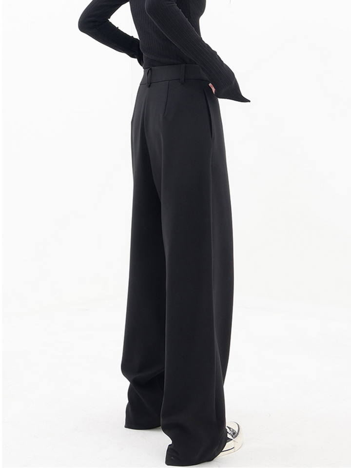 Modern Baggy Ladies Trousers - Emma-Black-S-The Livary