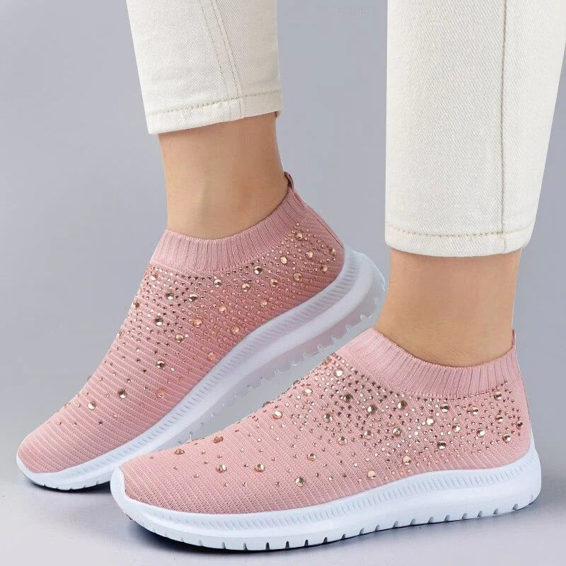 Crystal Shoes - GlamStep-WIT-3.5-The Livary