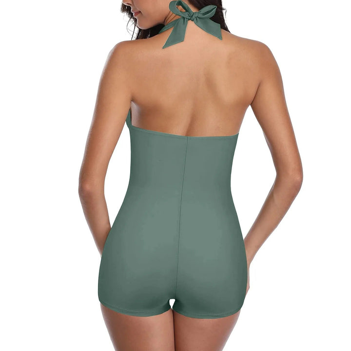 Backless Women’s Swimsuit with Elegant Fit – Celeste-Red-S-The Livary