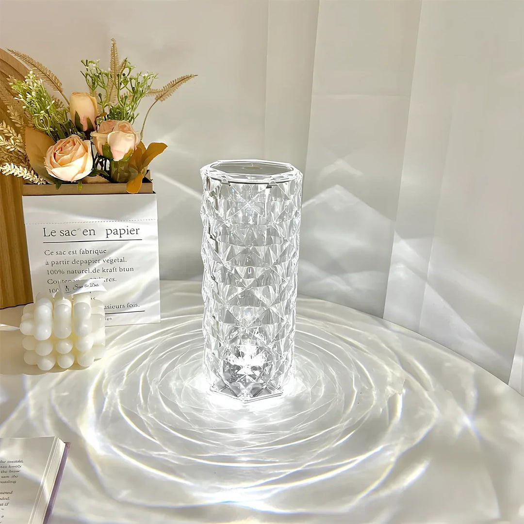 Crystal Table Lamp with Touch Control - Aurora-The Livary
