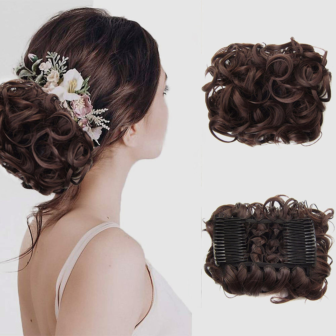 Curly Knot Hair Extension – FluffyFix-04#-The Livary