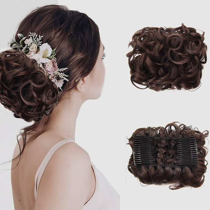 Curly Knot Hair Extension – FluffyFix-04#-The Livary