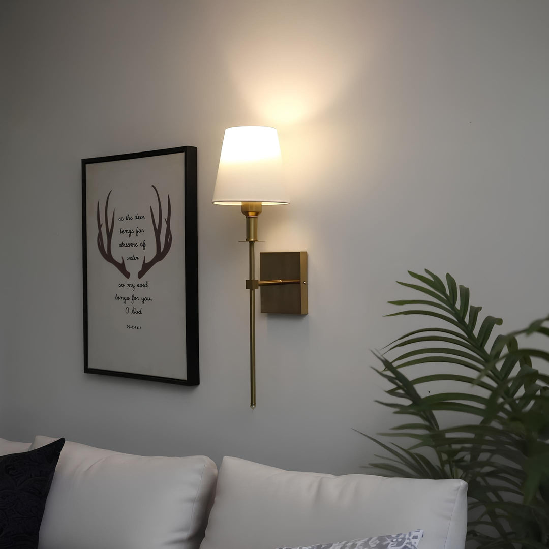 Wireless Luxury Wall Lamp - LumaElegance-2-Gold-Square-The Livary