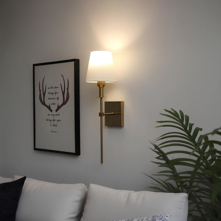Wireless Luxury Wall Lamp - LumaElegance-2-Gold-Square-The Livary