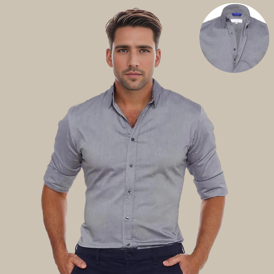 UltraFlex Shirt | Crease-Resistant Blouse with Zip