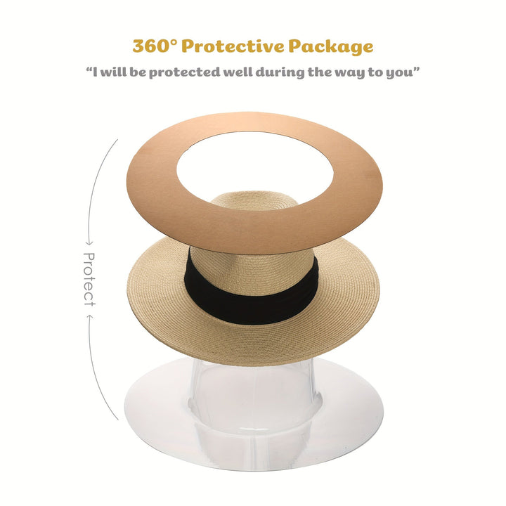 Trendy sun hat with a wide brim for ladies and gentlemen – SunShield Panama-Khaki-M/L-The Livary