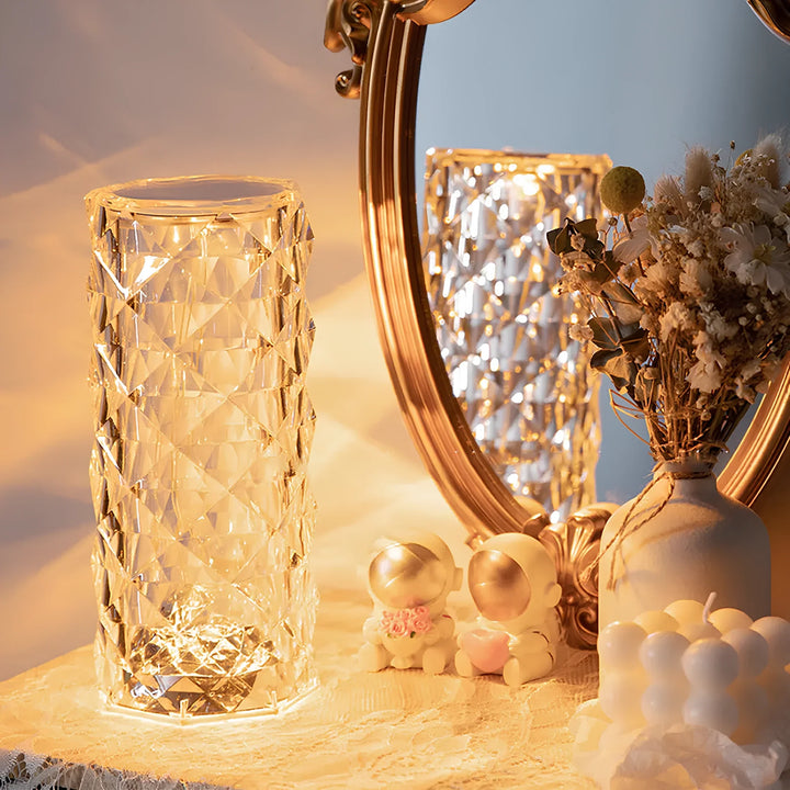 Crystal Table Lamp with Touch Control - Aurora-The Livary