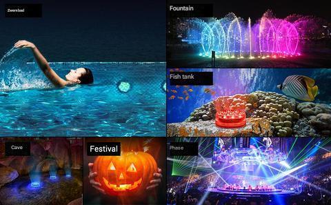 Waterproof LED Underwater Light with Remote Control - GlowRipple-1 + 1 FREE-The Livary