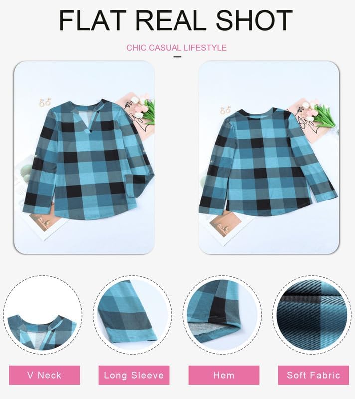 Stylish Casual Checked Ladies' Blouse - Lara-Black-S-The Livary