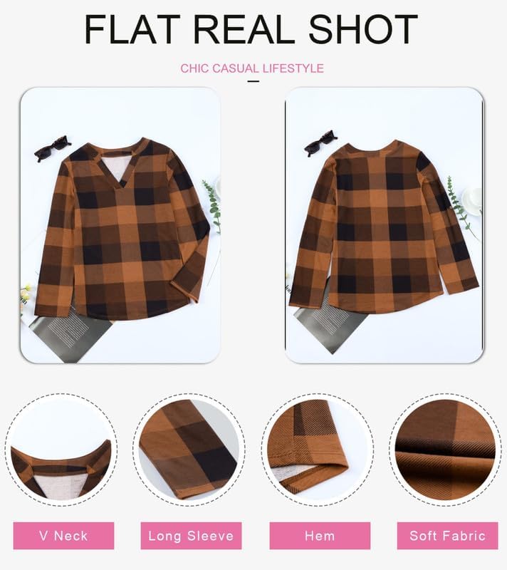 Stylish Casual Checked Ladies' Blouse - Lara-Black-S-The Livary