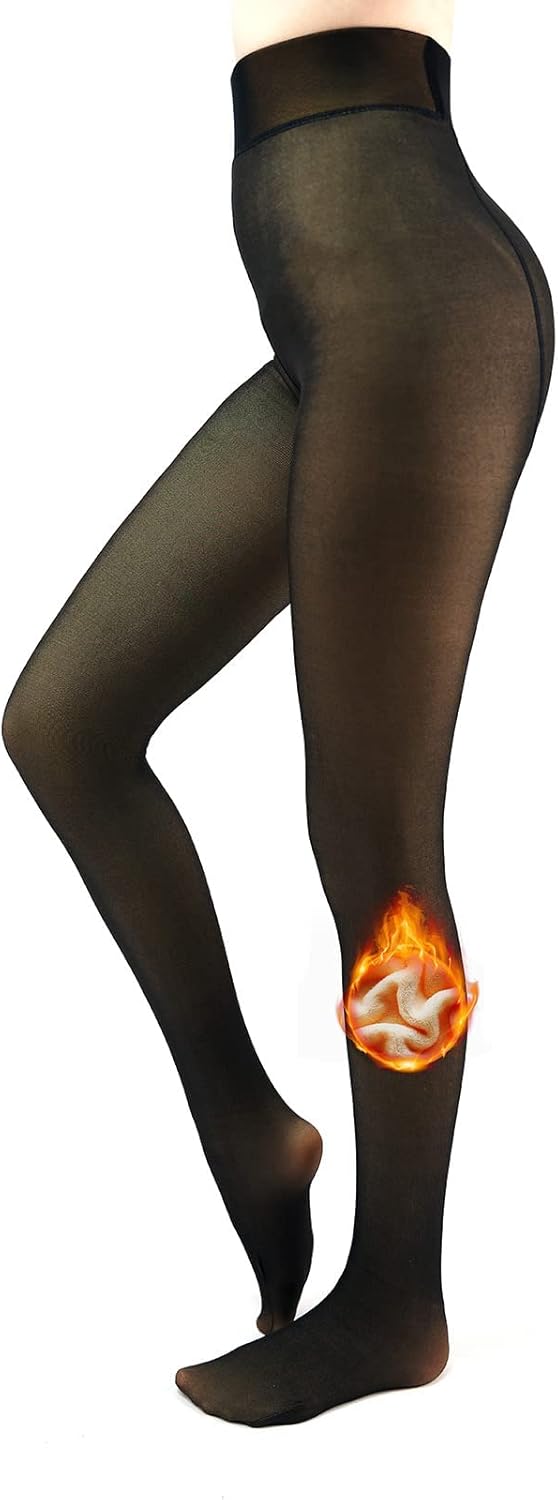 Fleece-lined Tights - Nova-Black-XS-The Livary