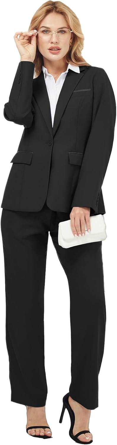 Blazer and Trousers Set - Verona-Black-XS-The Livary