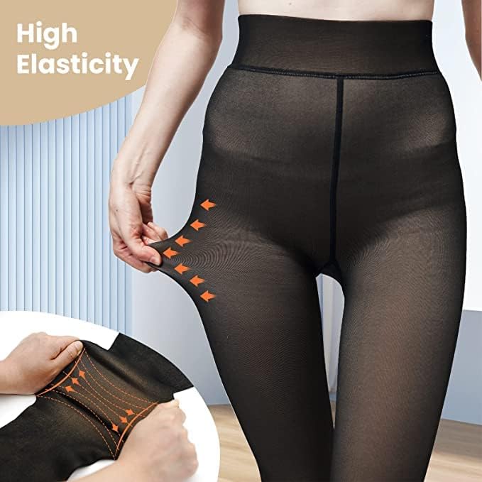Fleece-lined Tights - Nova-Black-XS-The Livary
