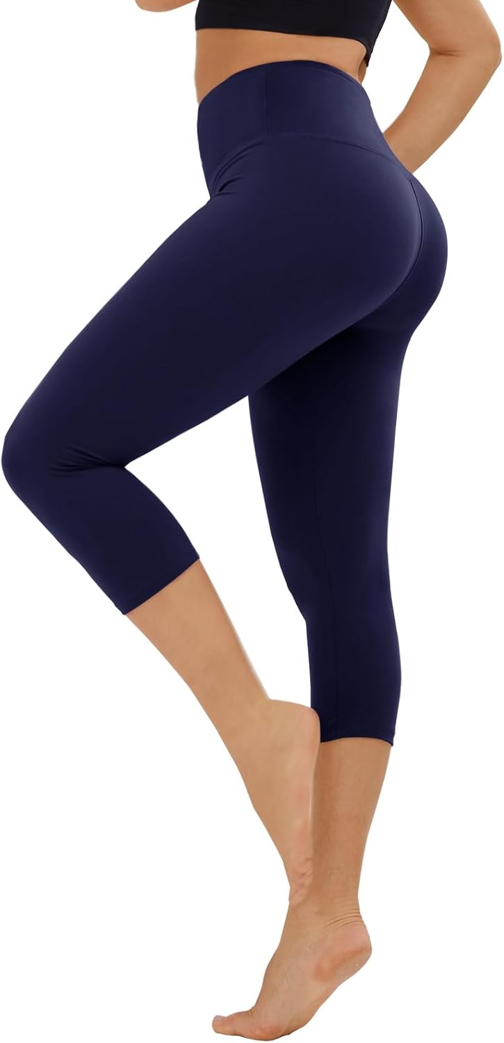 LuxeFit High-Waisted Leggings - Selene-Black-S-The Livary