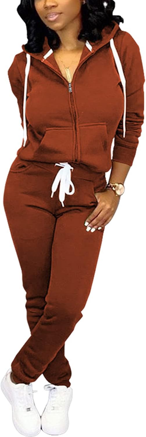 Casual Women's Tracksuit - Mia-Brown-S-The Livary