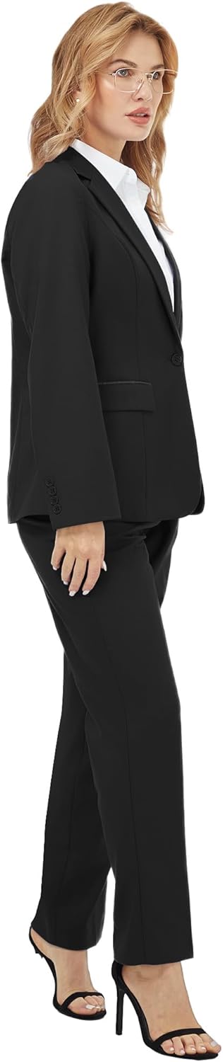 Blazer and Trousers Set - Verona-Black-XS-The Livary