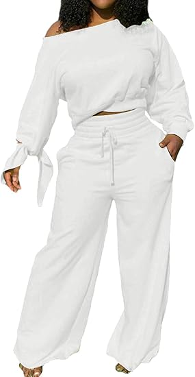 Stylish Women's Sweatsuit - Lola-White-S-The Livary