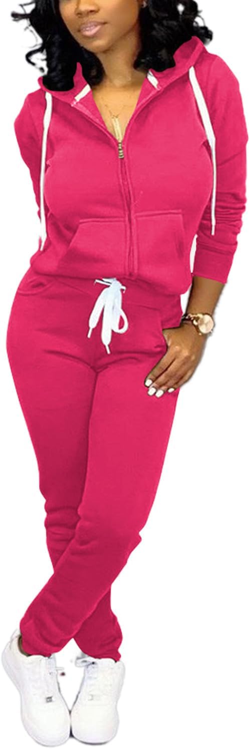Casual Women's Tracksuit - Mia-Pink-S-The Livary
