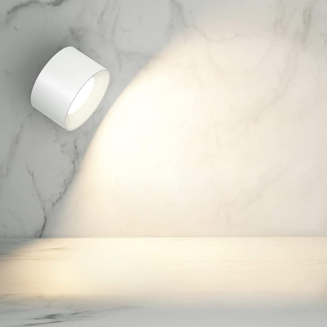 Wireless Rechargeable Wall Lamp - LumoFlex-White-Touch Control-The Livary