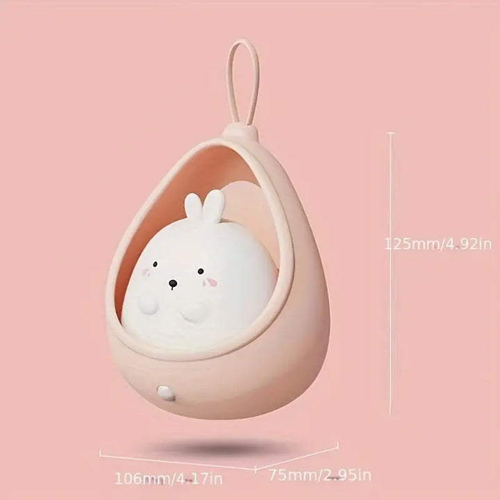 Animal Night Light - PurrLight-Pink-Katje-The Livary