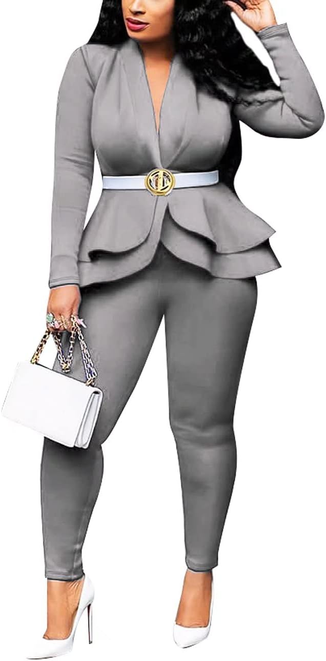 Blazer and Trousers Set - Faylinn-Blue-S-The Livary