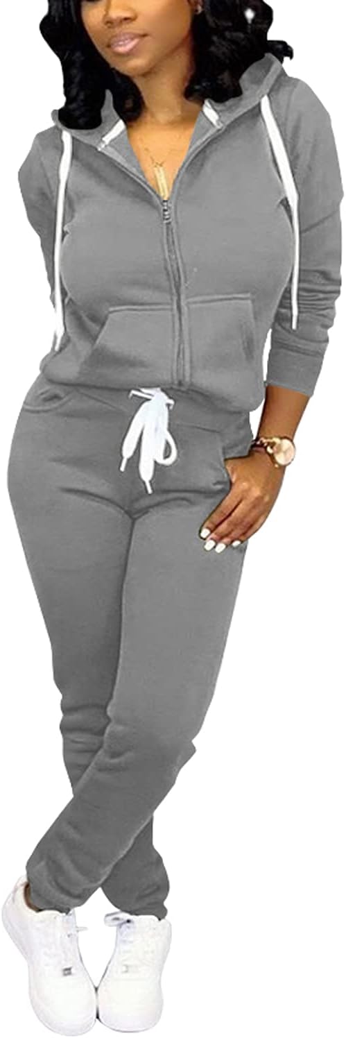 Casual Women's Tracksuit - Mia-Dark grey-S-The Livary
