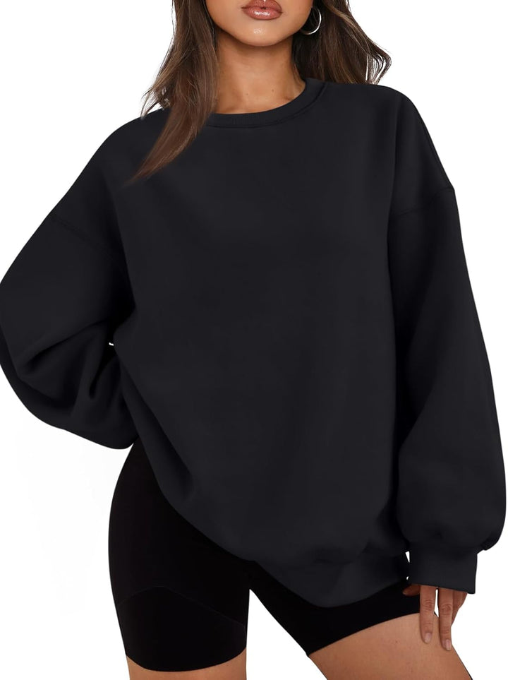 Comfortable Oversized Women's Sweater - Ella-Black-S-The Livary