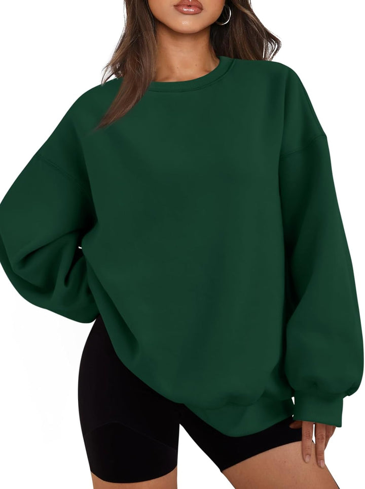 Comfortable Oversized Women's Sweater - Ella-Dark green-S-The Livary