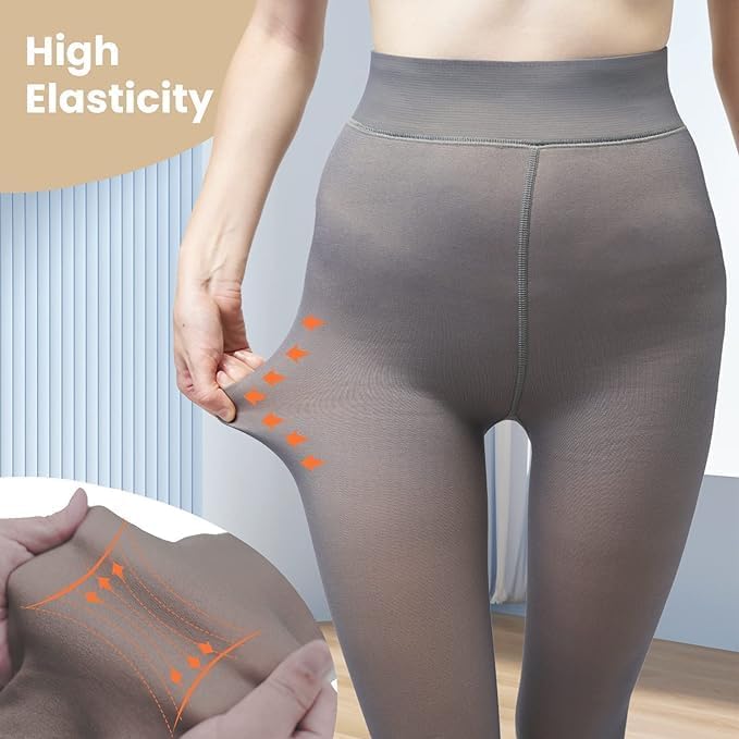 Fleece-lined Tights - Nova-Black-XS-The Livary