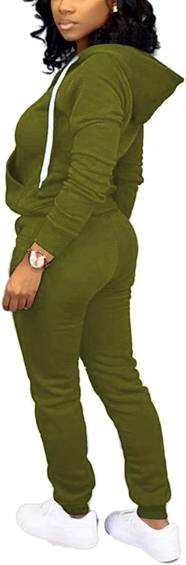 Casual Women's Tracksuit - Mia-Olive green-S-The Livary