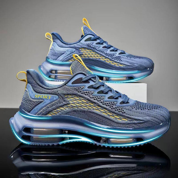 Men's sneakers with air cushion technology – Lorenzo-Blue-5-The Livary