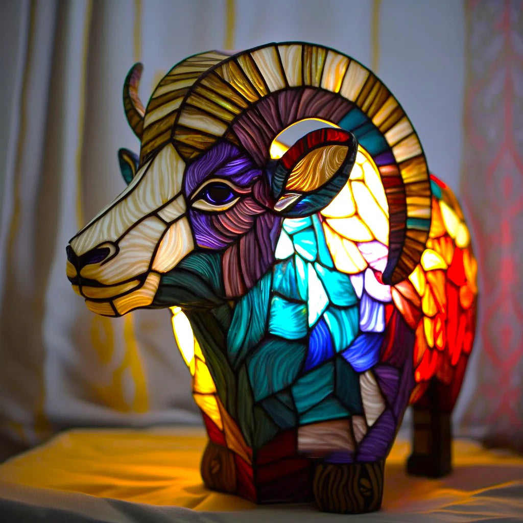 Modern Art Lamp - LumiAura-Sheep-5.91 inches-The Livary