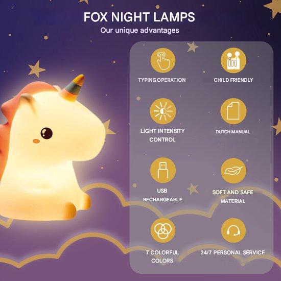 Unicorn Night Light - DreamCrest-The Livary