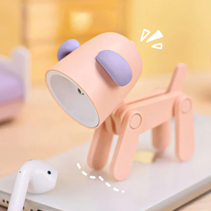 Atmospheric LED Night Light - GlowMini-Dog-Pink-The Livary