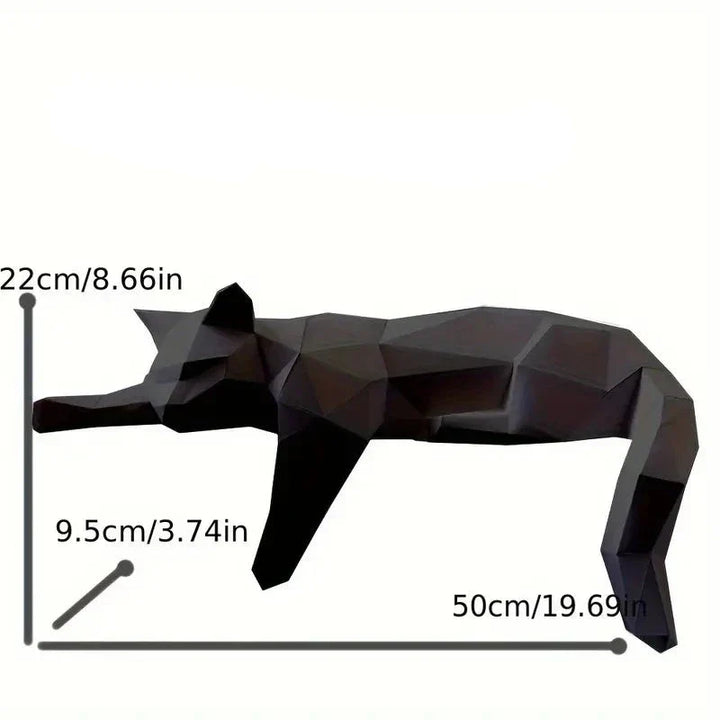 Modern Cat Figurine - Luna-White-The Livary