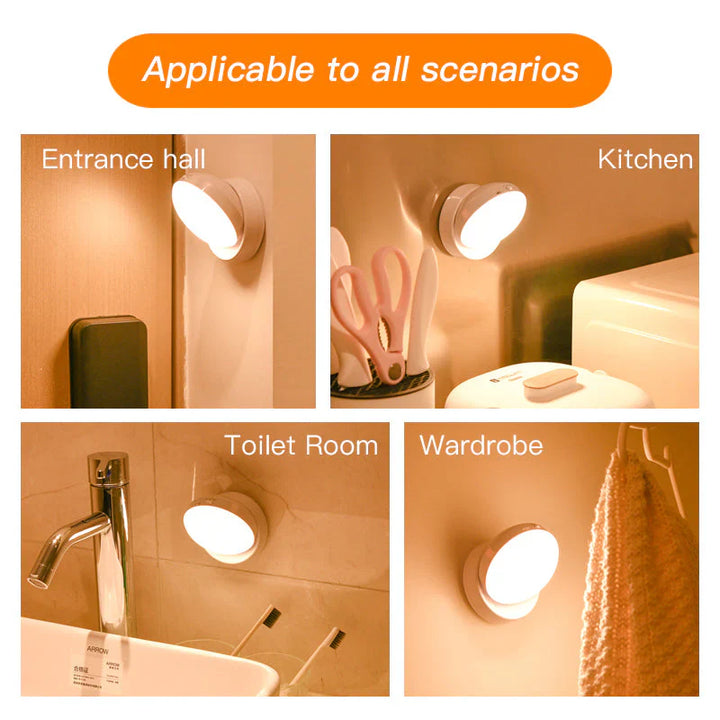 Smart Motion Sensor Night Light - Elara-White-The Livary