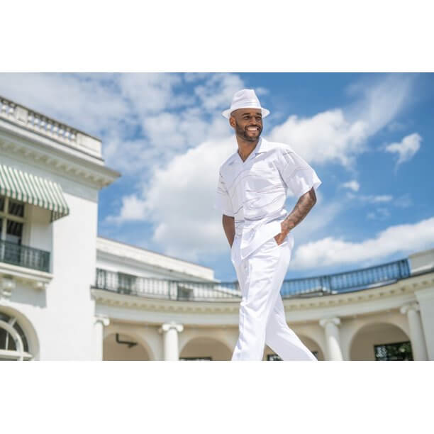 Stylish men's two-piece set for warm days - summer classic-Set A-S-The Livary