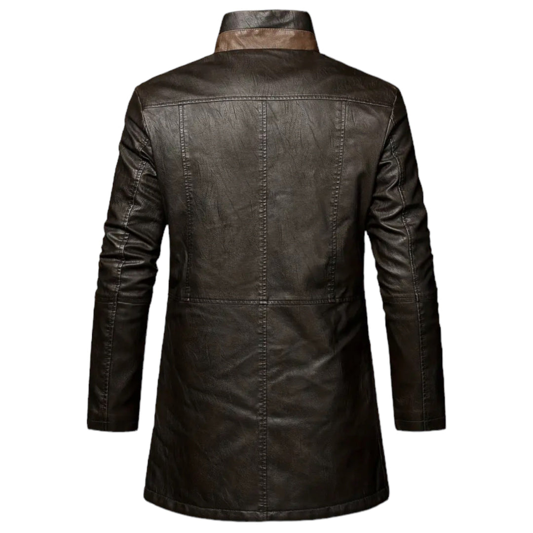 Motor jacket with Stylish Protection for Men - Stealth Phantom-Saddle brown-S-The Livary
