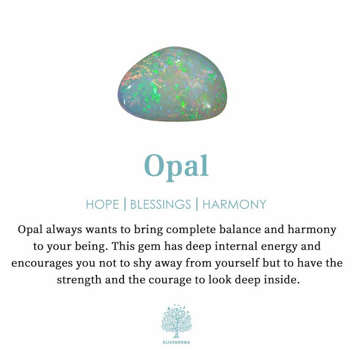 Natural Opal Lotus Earrings - Sophia-The Livary