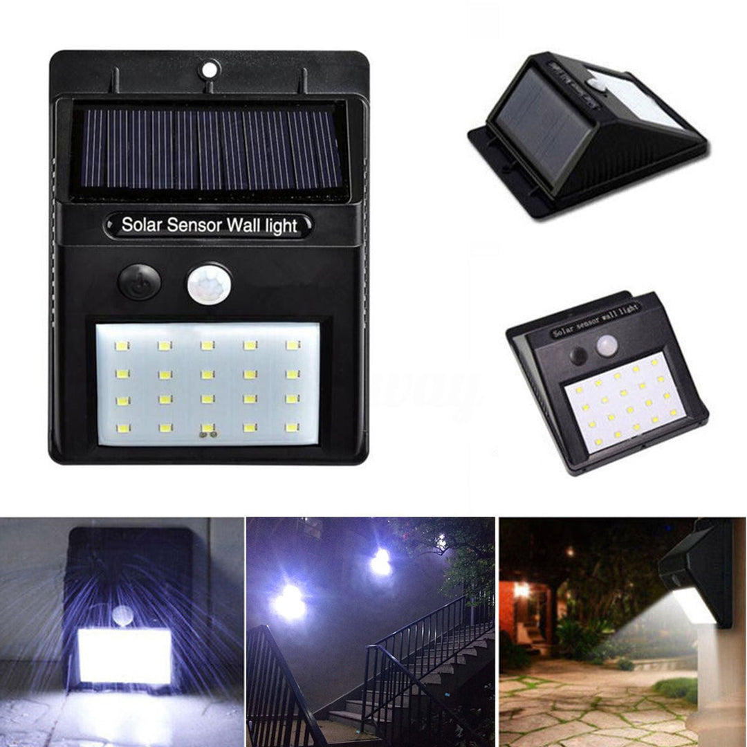 Set of 5 Solar LED Outdoor Lamps – LumaPath-The Livary