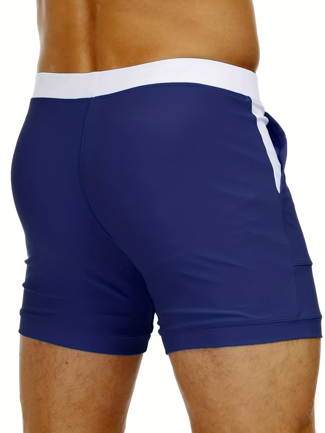 Quick-drying men’s swim shorts with breathable design – Elias-Blue-XS-The Livary